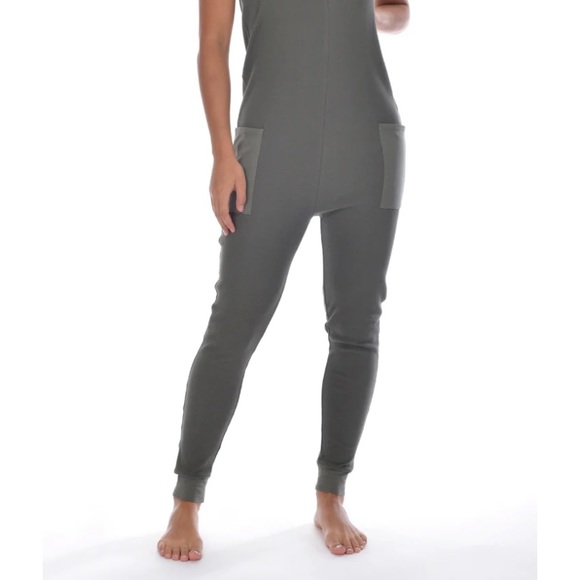 Paper Label Nicola Playsuit Ash Green Size S - Picture 2 of 11